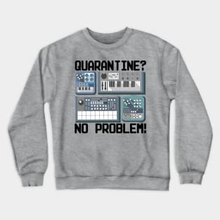 Analog Modular Synthesizer Synth Corona Quarantine Crewneck Sweatshirt